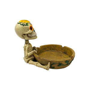Bobble Head Skull Ashtray [MY85159-4445]
